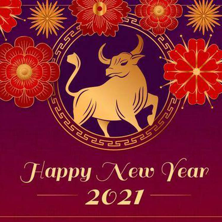 aviso de vacaciones del año nuevo chino (2021) 